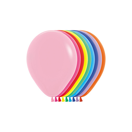 12cm Fashion Assorted Sempertex Latex Balloons #30206379 - Pack of 100 