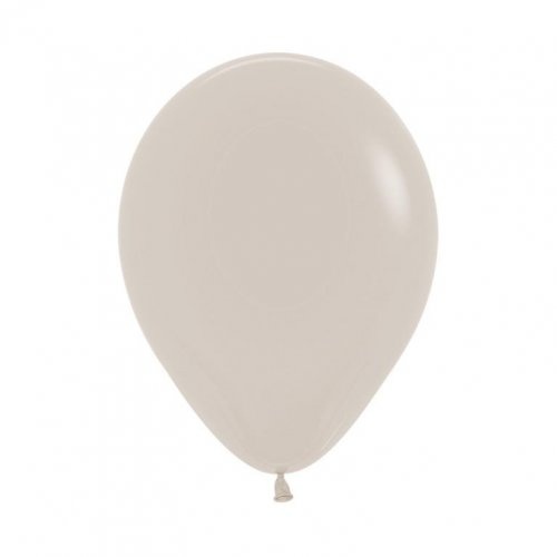 12cm Fashion White Sand (071) Sempertex Latex Balloons #30206381 - Pack of 100 