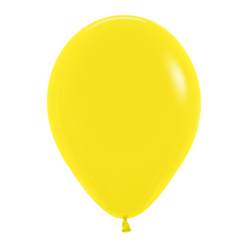 30cm Fashion Yellow (020) Sempertex Latex Balloons #30206409 - Pack of 100 