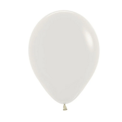 30cm Round Pastel Dusk Cream Decrotex Plain Latex #30206426 - Pack of 100 