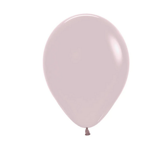 30cm Round Pastel Dusk Rose Decrotex Plain Latex #30206432 - Pack of 100 