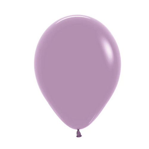 30cm Round Pastel Dusk Lavender Decrotex Plain Latex #30206535 - Pack of 100