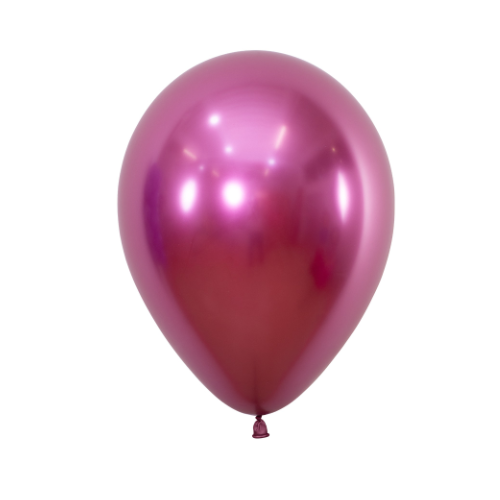 30cm Round Reflex Fuchsia Decrotex Plain Latex #30206560 - Pack of 50 