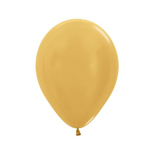 30cm Satin Gold (570) Sempertex Latex Balloons #30206618 - Pack of 100 