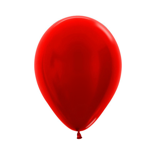 30cm Metallic Red (515) Sempertex Latex Balloons #30206625 - Pack of 100 