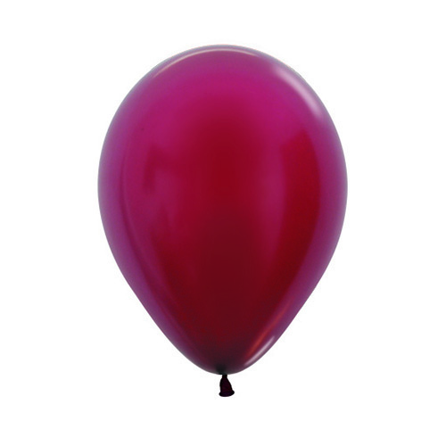 30cm Metallic Burgundy (518) Sempertex Latex Balloons #30206643 - Pack of 100