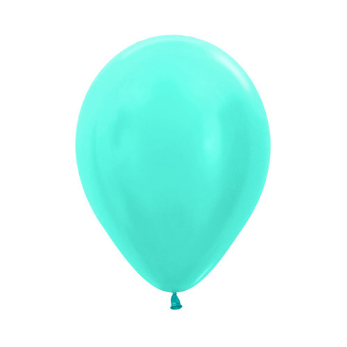 30cm Satin Caribbean Blue (438) Sempertex Latex Balloons #30206645 - Pack of 100 