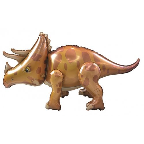 95cm Standing Airz Shape Triceratops Foil Balloon #30211202 - Each (Pkgd.)