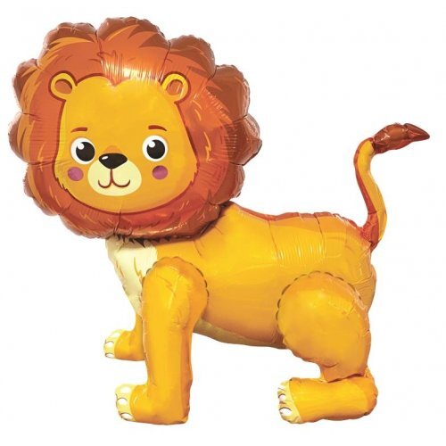 53cm Standing Airz Shape Lion Foil Balloon #30211219 - Each (Pkgd.)