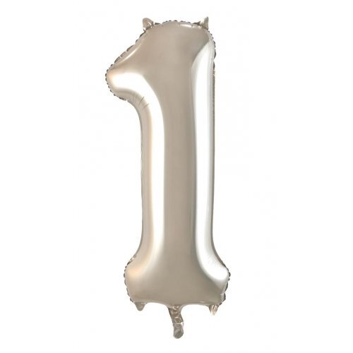 86cm Number 1 Champagne Foil Balloon #30213691 - Each (Pkgd.)