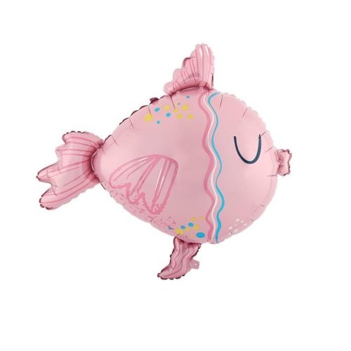 73cm Shape Fish Pink Foil Balloon #30214120 - Each (Pkgd.)