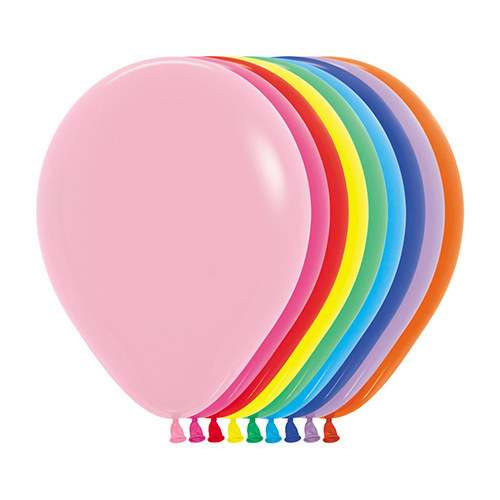 46cm Fashion Assorted (000) Sempertex Latex Balloons #30222600 - Pack of 25 