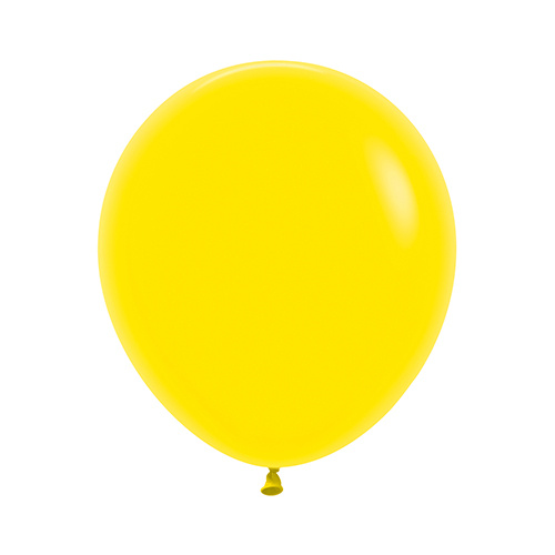 46cm Fashion Yellow (020) Sempertex Latex Balloons #30222603 - Pack of 25