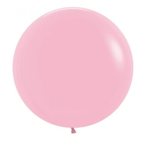 60cm Round Fashion Pink Decrotex Plain Latex #30222652 - Pack of 3 