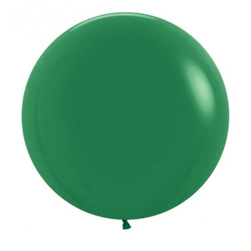 60cm Round Fashion Forest Green Decrotex Plain Latex #30222660 - Pack of 3