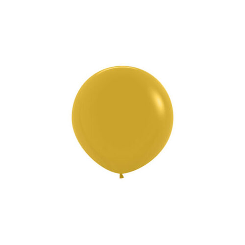 60cm Fashion Mustard Sempertex Latex Balloons #30222689 - Pack of 3 