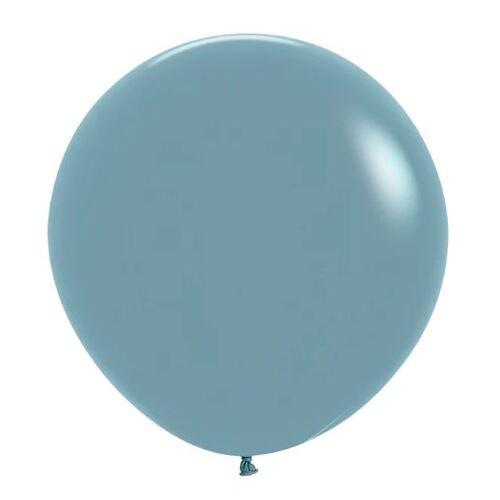 60cm Pastel Dusk Blue Decrotex Latex Balloons #30222698 - Pack of 3