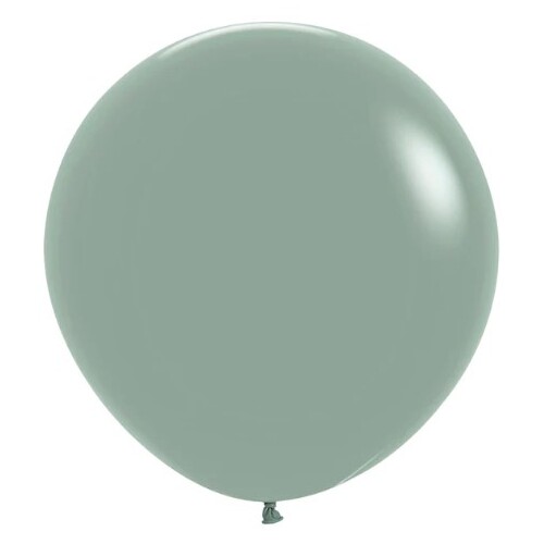 60cm Pastel Dusk Green Decrotex Latex Balloons #30222699 - Pack of 3