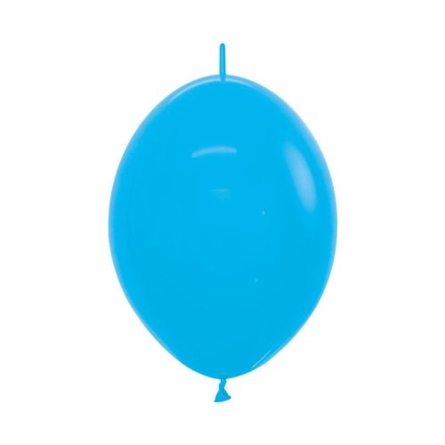 30cm Fashion Blue Link-O-Loons Latex Balloons #30223115- Pack of 50