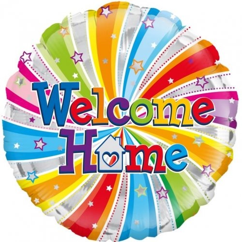 45cm Round Foil Welcome Home Swirl #30229301 - Each (Pkgd.)
