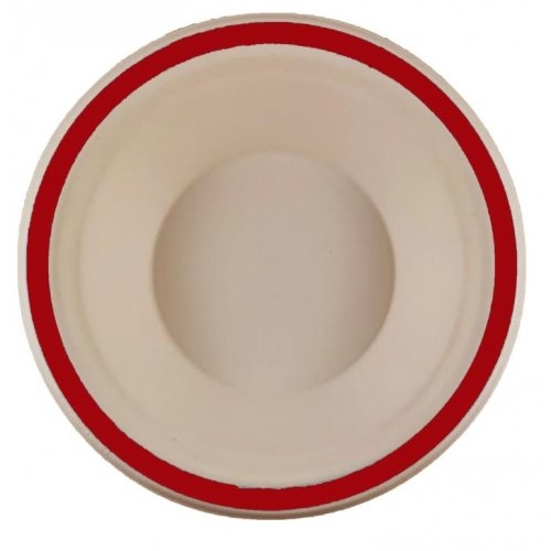 Sugarcane Bowl Red #30400317 - 10Pk (Pkgd.)
