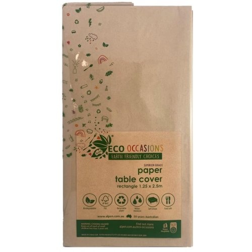 Tablecover Paper Rectangle Kraft #30401301 - Each (Pkgd.)