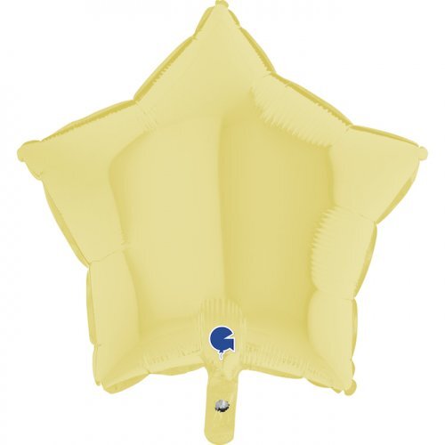 45cm Star Foil Matte Yellow #30G192M04Y - Each (Pkgd.)