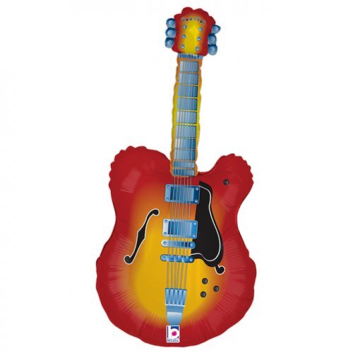 109cm Shape Guitar Foil Balloon #30G85157 - Each (Pkgd.) 