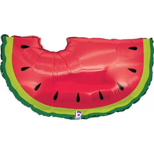 89cm Shape Watermelon Foil Balloon #30G85517P - Each (Pkgd.) TEMPORARILY UNAVAILABLE