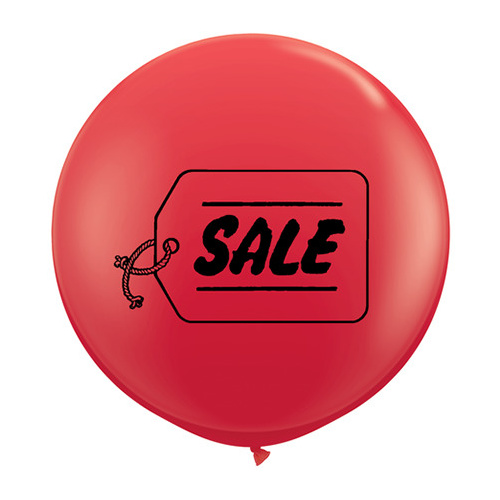 90cm Round Red Sale #31320 - Pack of 2 TEMPORARILY UNAVAILABLE