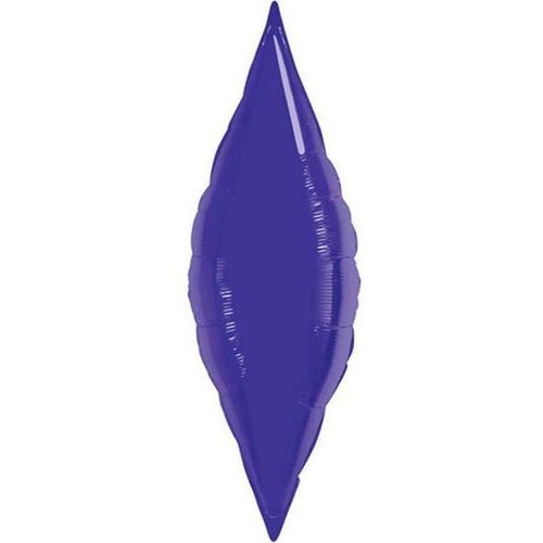 33cm Taper Quartz Purple Plain Foil #31877 - Each (Unpackaged, Requires air inflation, heat sealing) SPECIAL ORDER ITEM