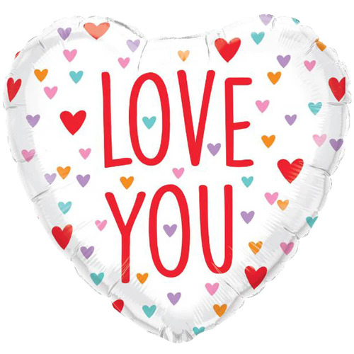 45cm Heart Love You Little Heart Foil Balloon #31954 - Each (Pkgd.)