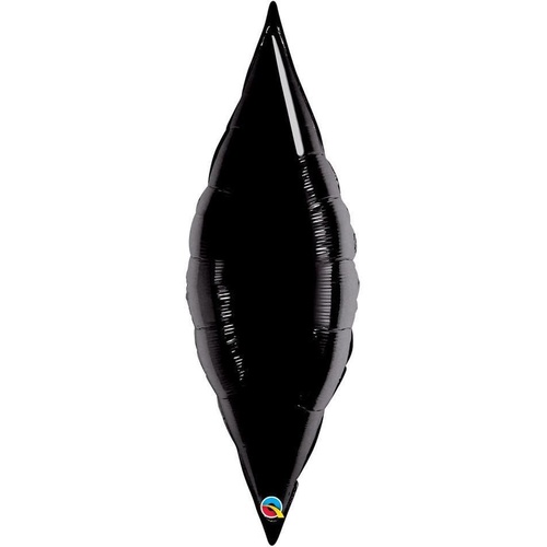 68cm Taper Onyx Black Plain Foil #31978 - Each (Unpkgd.) SPECIAL ORDER ITEM