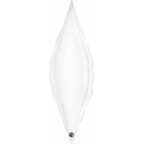 68cm Taper White Plain Foil #33127 - Each (Unpkgd.) SPECIAL ORDER ITEM