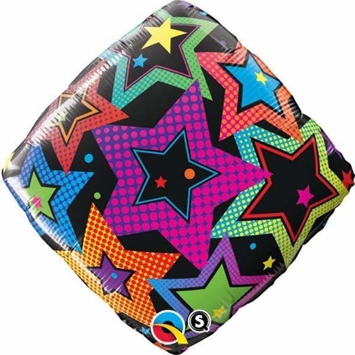 45cm Diamond Foil Stars Accent Patterns #35379 - Each (Pkgd.) SPECIAL ORDER ITEM