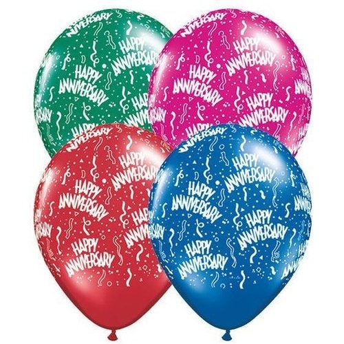 28cm Round Jewel Assorted Anniversary-A-Round #37088 - Pack of 50 SPECIAL ORDER ITEM