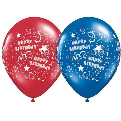 28cm Round Jewel Assorted Birthday Stars Wrap #37098 - Pack of 50 SPECIAL ORDER ITEM