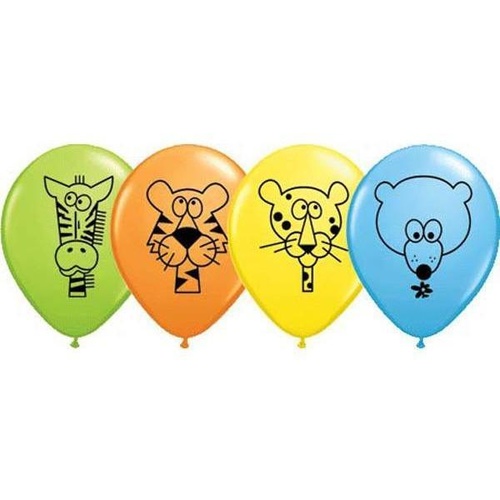 28cm Round Special Assorted Jungle Animal Assorted #3715325 - Pack of 25