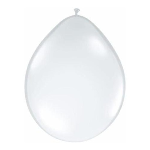 45cm Round Diamond Clear Qualatex Plain Latex #37547 - Pack of 25 