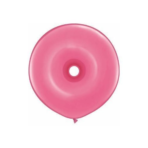40cm Donut Rose Qualatex Plain Latex Donut #37692 - Pack of 25 SPECIAL ORDER ITEM