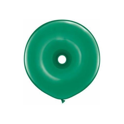 40cm Donut Emerald Green Qualatex Plain Latex Donut #37702 - Pack of 25 SPECIAL ORDER ITEM