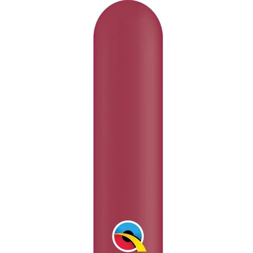 260Q Cranberry Qualatex Plain Latex #38361 - Pack of 100