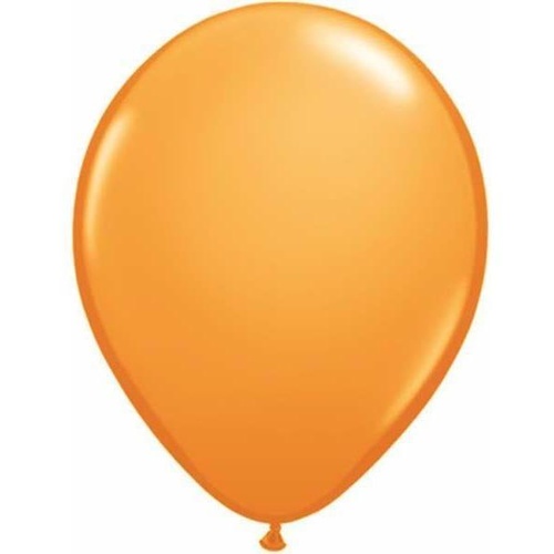 28cm Round Orange Qualatex Plain Latex #39771 - Pack of 25 TEMPORARILY UNAVAILABLE