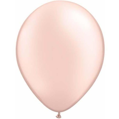 28cm Round Pearl Peach Qualatex Plain Latex #39809 - Pack of 25 TEMPORARILY UNAVAILABLE