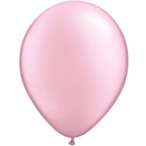 28cm Round Pearl Pink Qualatex Plain Latex #39810 - Pack of 25 
