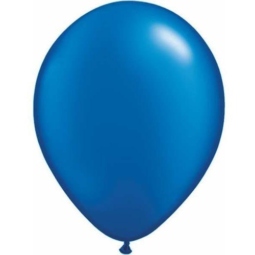 28cm Round Pearl Sapphire Qualatex Plain Latex #39815 - Pack of 25 TEMPORARILY UNAVAILABLE