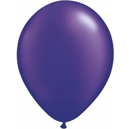 28cm Round Pearl Quartz Purple Qualatex Plain Latex #39878 - Pack of 25 TEMPORARILY UNAVAILABLE