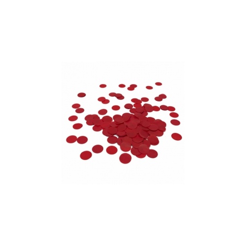 Paper Party Confetti Round Apple Red 2cm 15g #400011 - Each (Pkgd.)
