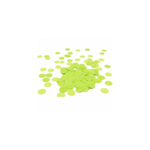 Paper Party Confetti Round Lime Green 2cm 15g #400014 - Each (Pkgd.)