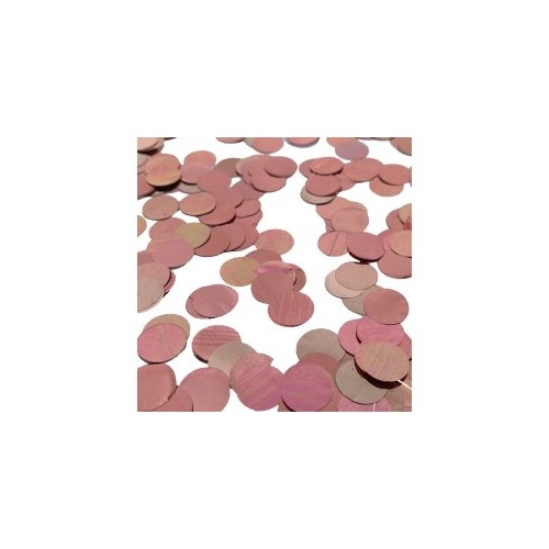 Paper Party Confetti Round Mini Foil Rose Gold 1cm 20g #400050 - Each (Pkgd.)